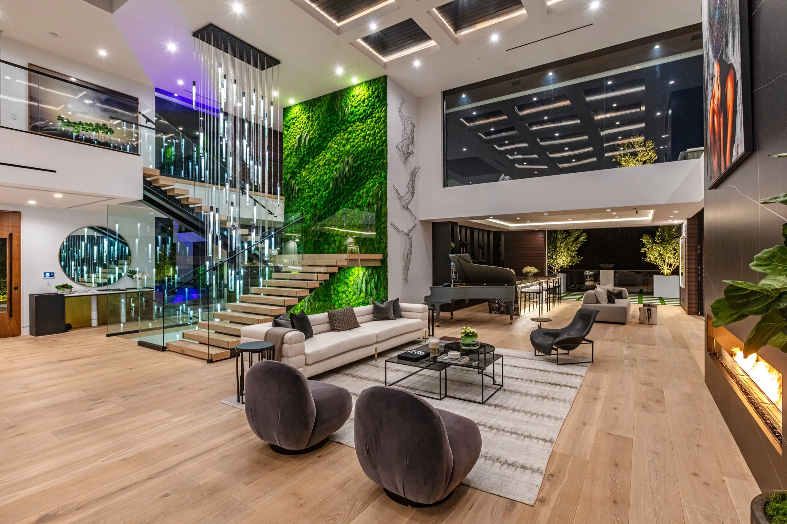 luxury resort style homes LED lighting modern design blog